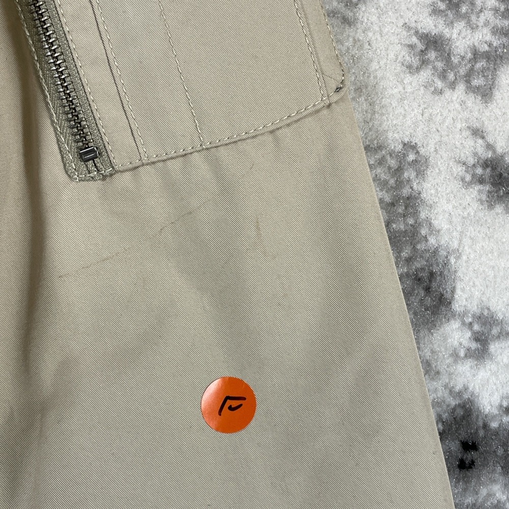 Everlane Uniform The Bomber Jacket Mens Size Medium‎ Beige Full Zip Arm Pocket - Picture 3 of 12